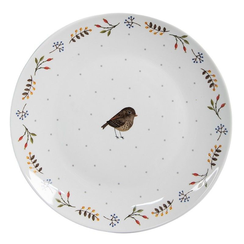 Piatto da colazione Uccellino