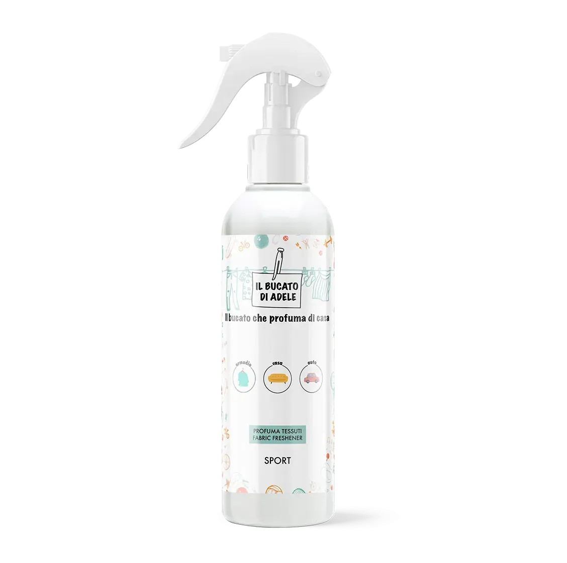 Spray tessuti Il bucato di Adele Sport