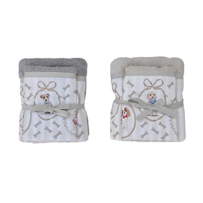 Coppia asciugamani Funny Animals