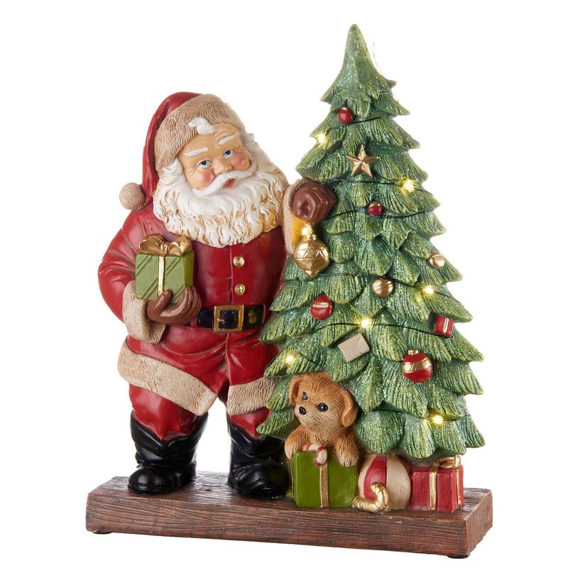 Babbo Natale con led Happy Santa