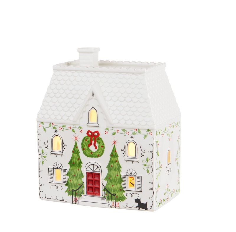 Casetta con led Bianco Natale Casetta con led Bianco Natale