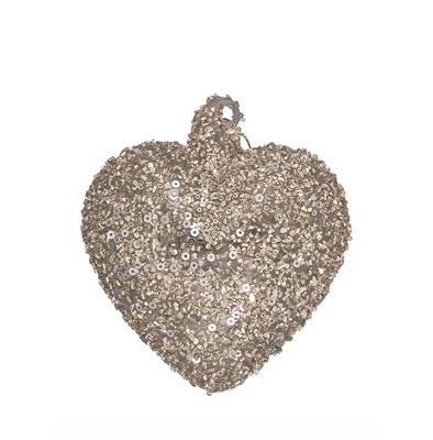 Cuore vetro glitter