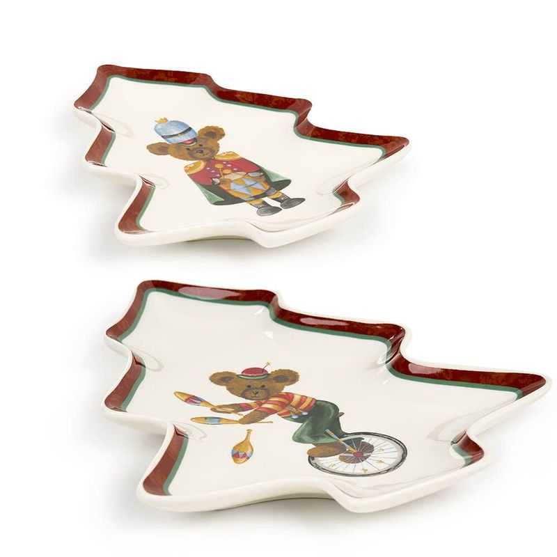 Set 2 vassoi albero Bear wonderland Set 2 vassoi albero Bear wonderland
