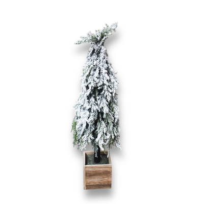 Albero innevato con led Albero innevato con led