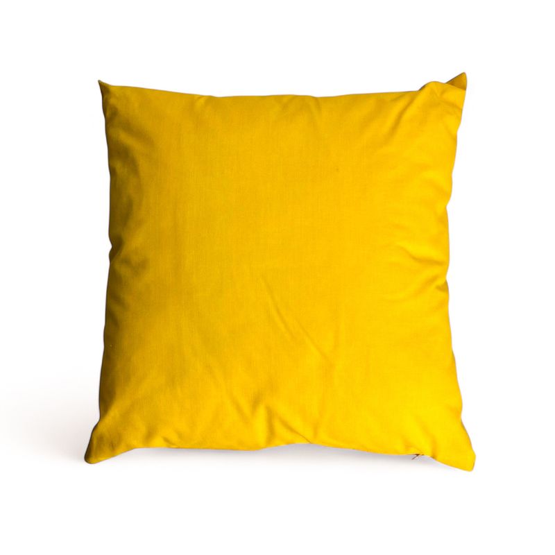 Cuscino bombato giallo