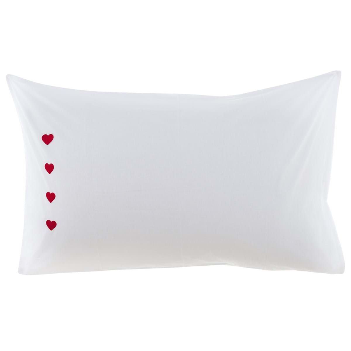 Federa cuscino Je t aime cuori