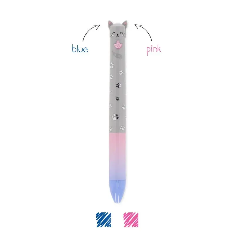 Penna due colore Kitty Click&Clack