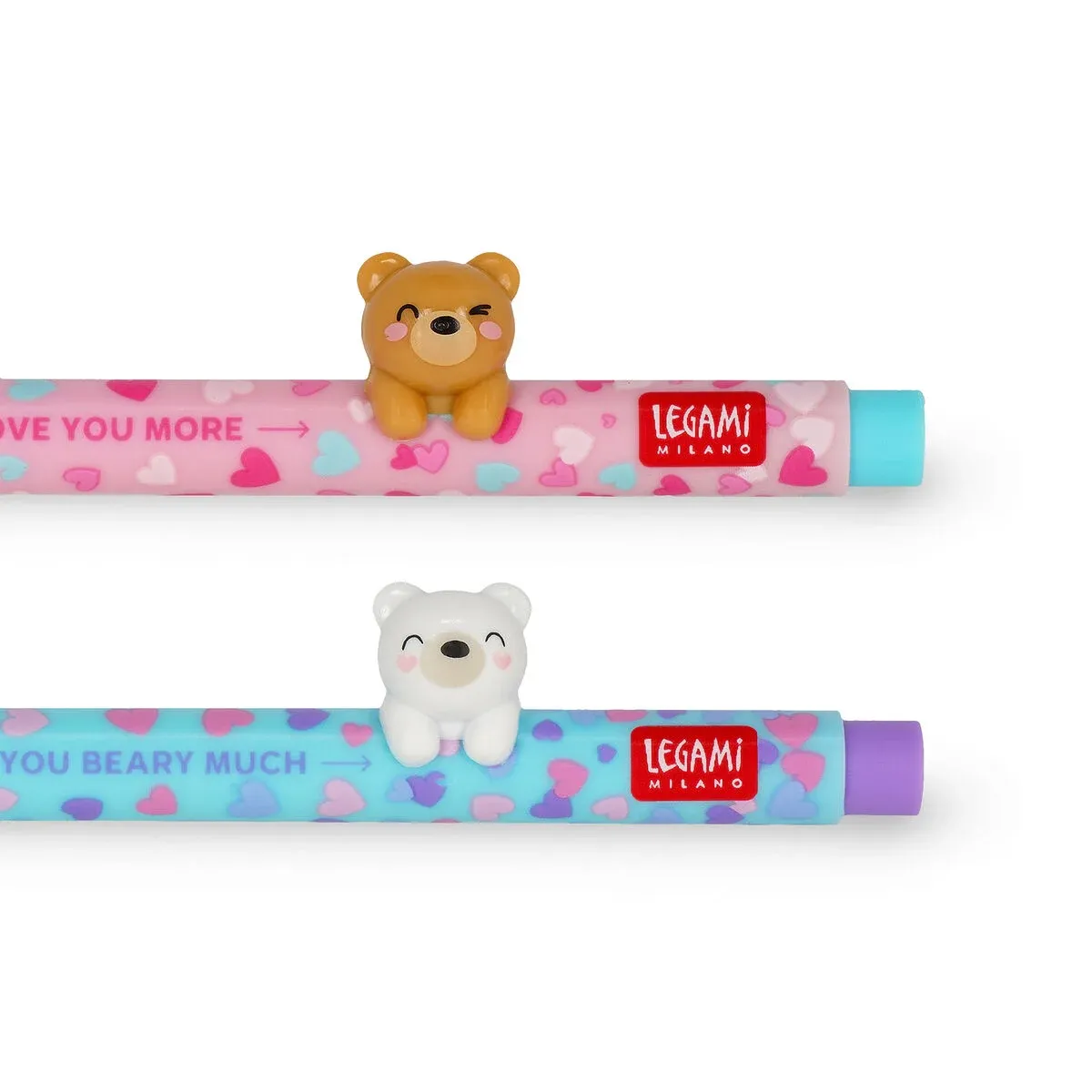 Set 2 penne gel Beary in Love