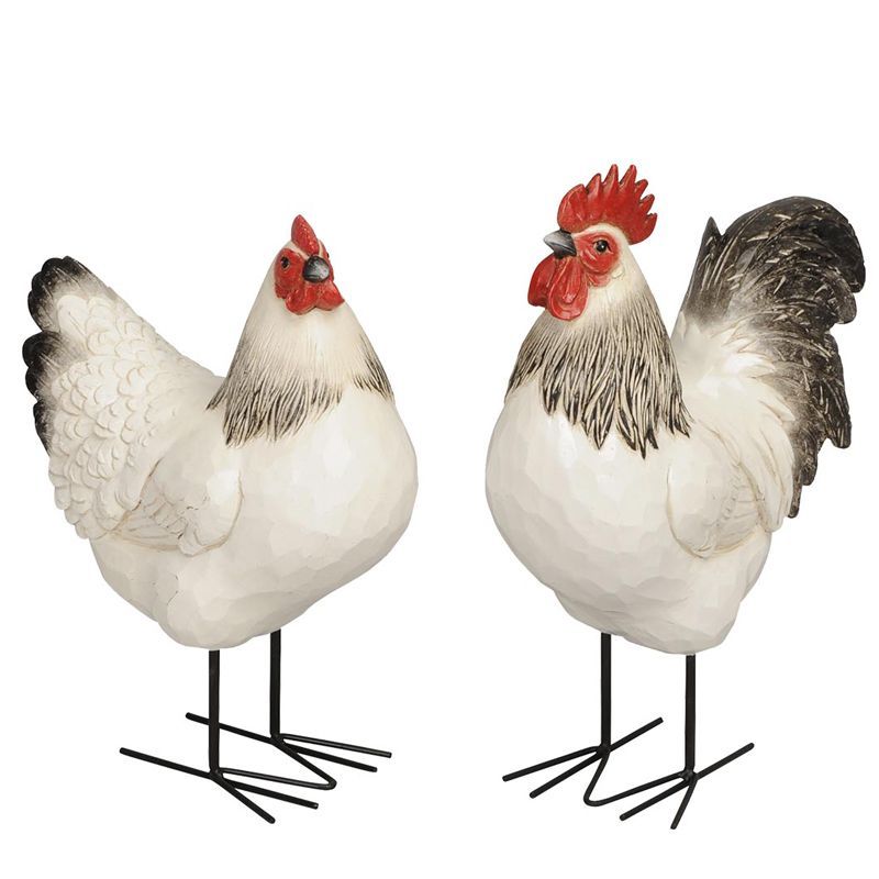 Decorazione gallo/gallina
