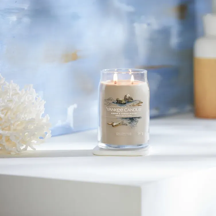 Yankee Candle Giara 567gr Amber & Sandalwood