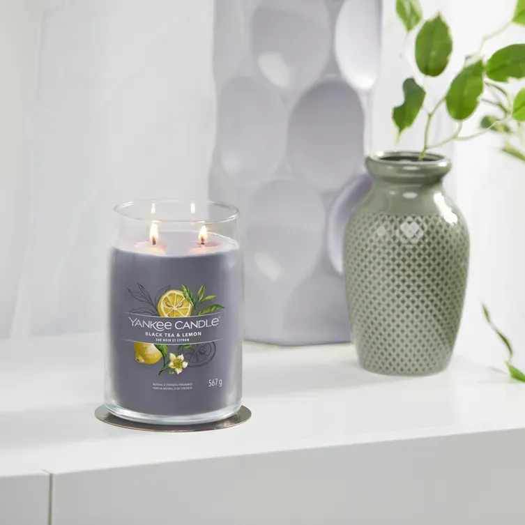 Yankee Candle Giara 567gr Black tea & Lemon