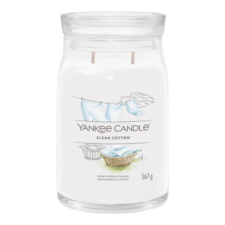 Yankee Candle Giara 567gr Clean Cotton