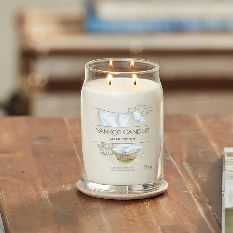 Yankee Candle Giara 567gr Clean Cotton