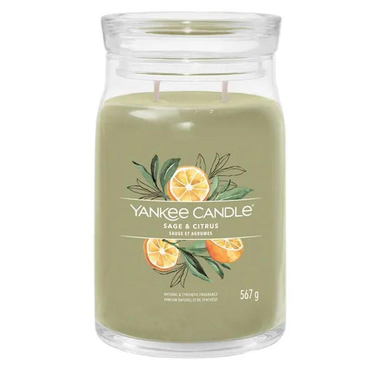Yankee Candle Giara 567gr Sage & Citrus