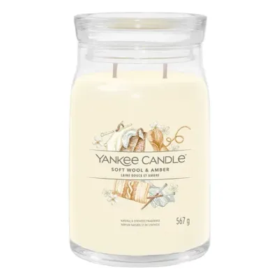 Yankee Candle Giara 567gr Soft Wool & Amber Yankee Candle Giara 567gr Soft Wool & Amber