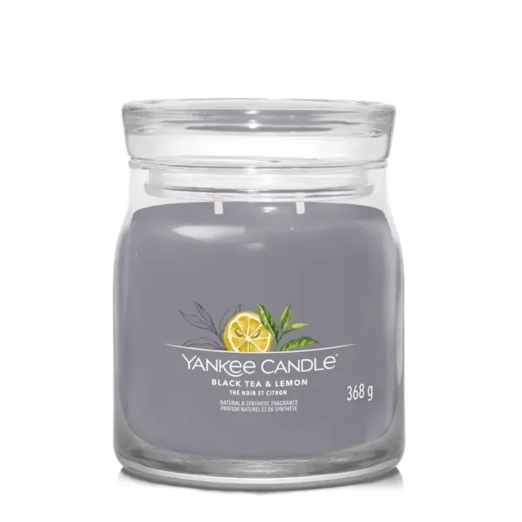 Yankee Candle Giara 368gr Black Tea & lemon