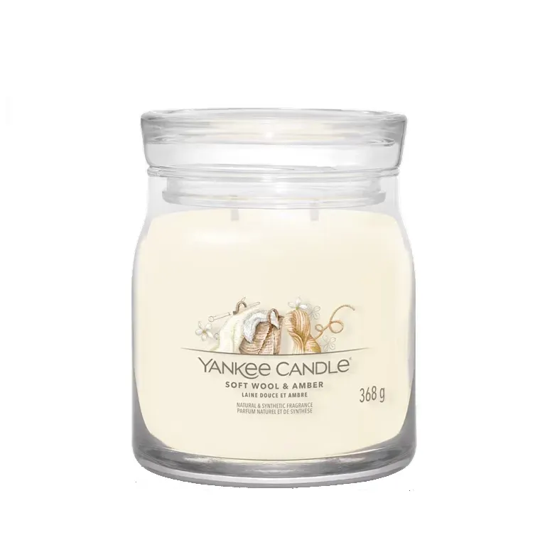 Yankee Candle Giara 368gr Soft wool & amber