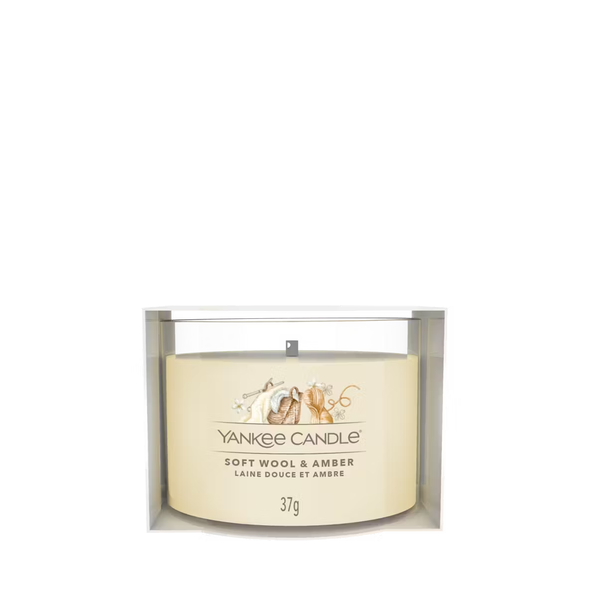 Yankee Candle candela mini Soft wool & Amber