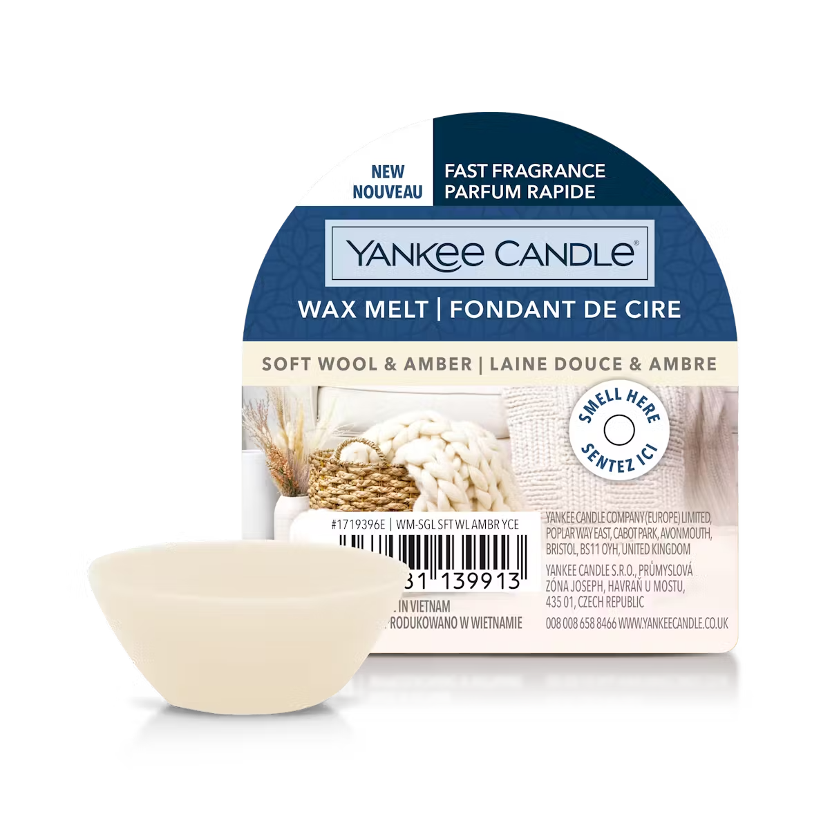 Yankee Candle cera Soft Wool & Amber