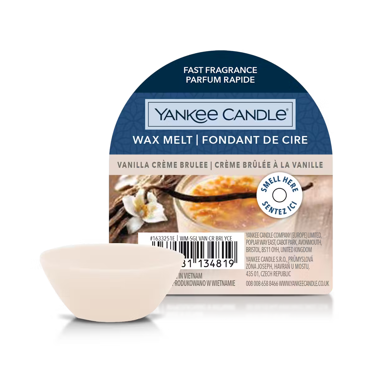 Yankee Candle cera Vanilla crème Brulèe