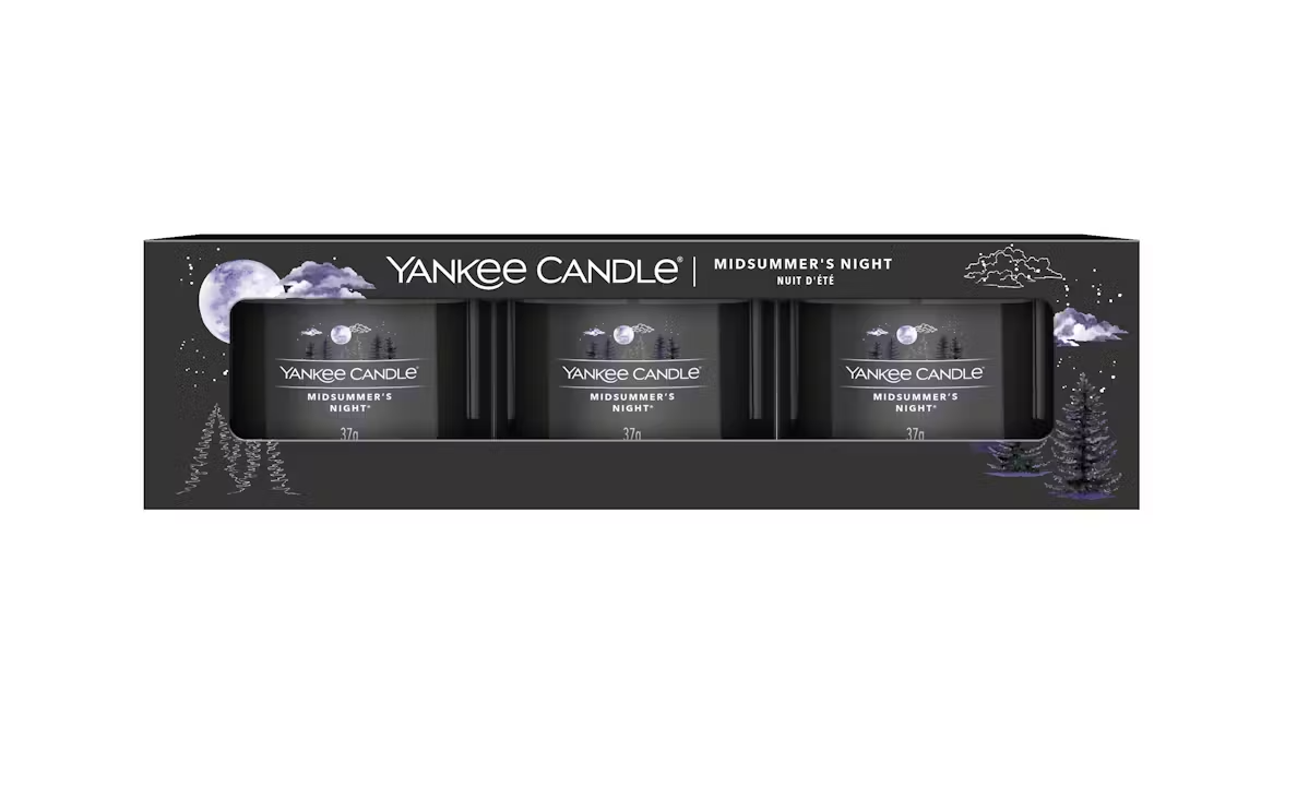 Yankee Candle set 3 mini candle Midsummer's Night