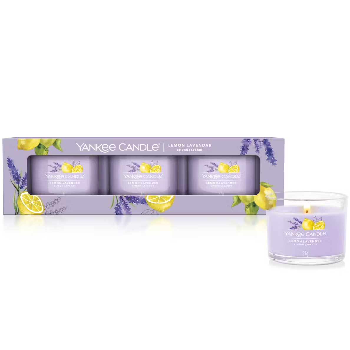 Yankee Candle set 3 mini candle Lemon Lavander