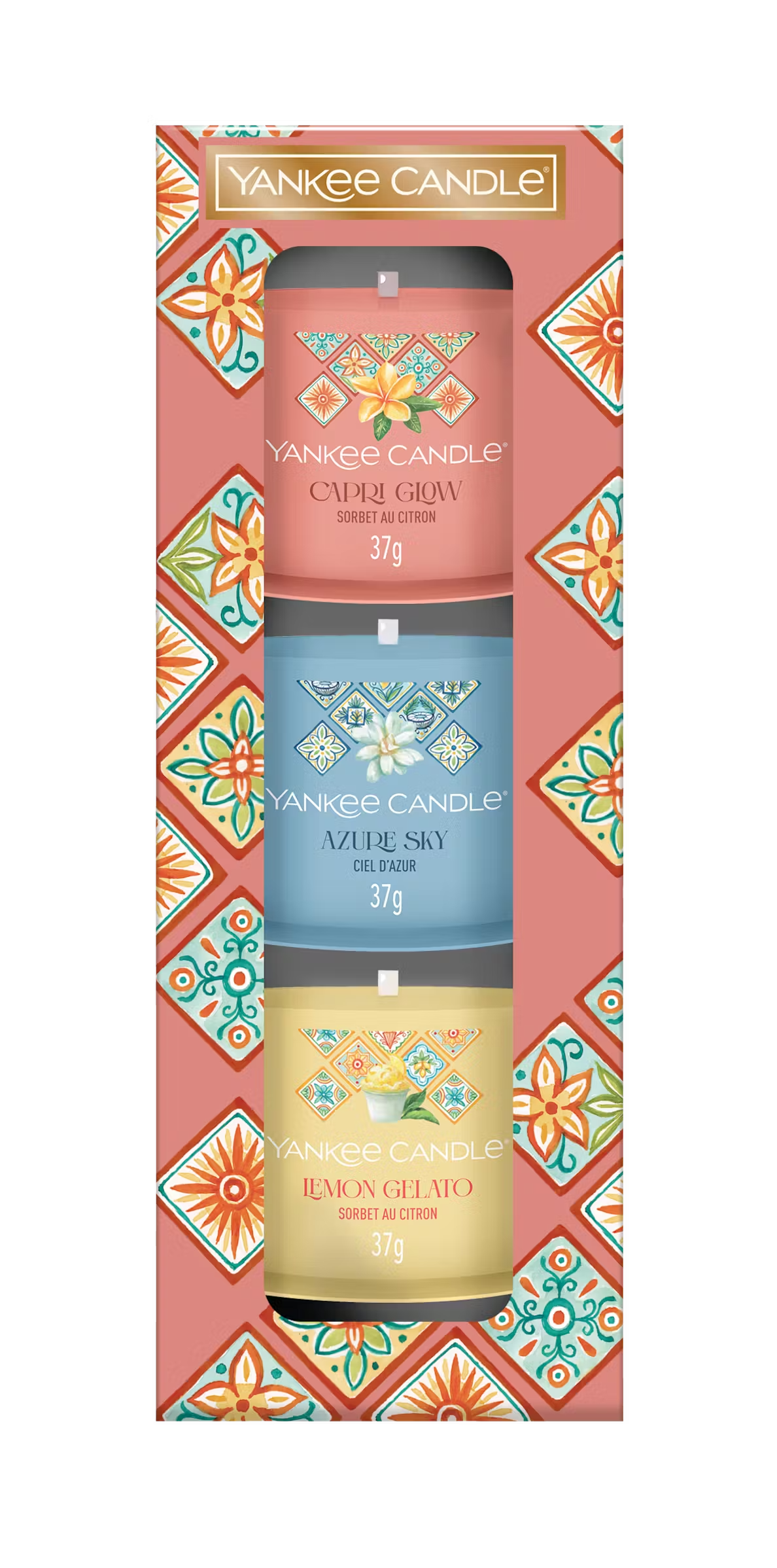 Yankee Candle set 3 mini candle Hello Italy