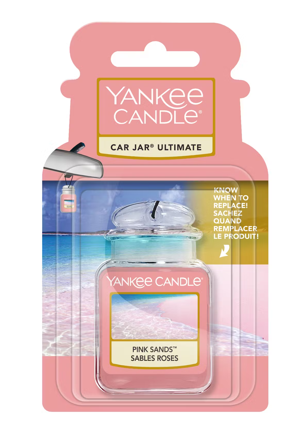 Yankee Candle car jar ultimate Pink Sands