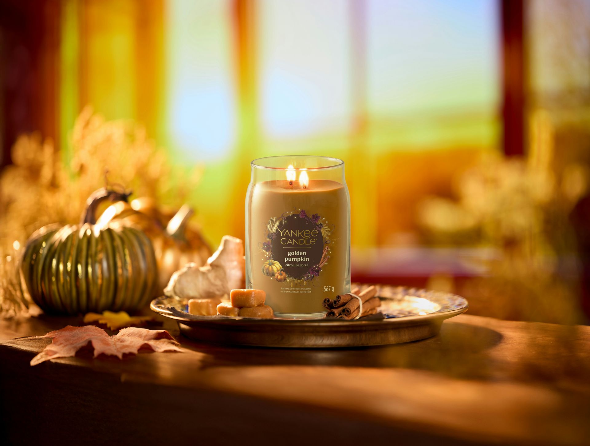 Yankee Candle Giara 567gr Golden Pumpkin