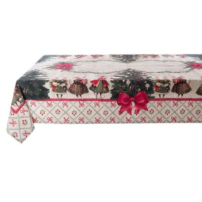 Tovaglia cerata Favola di Natale 150x220cm