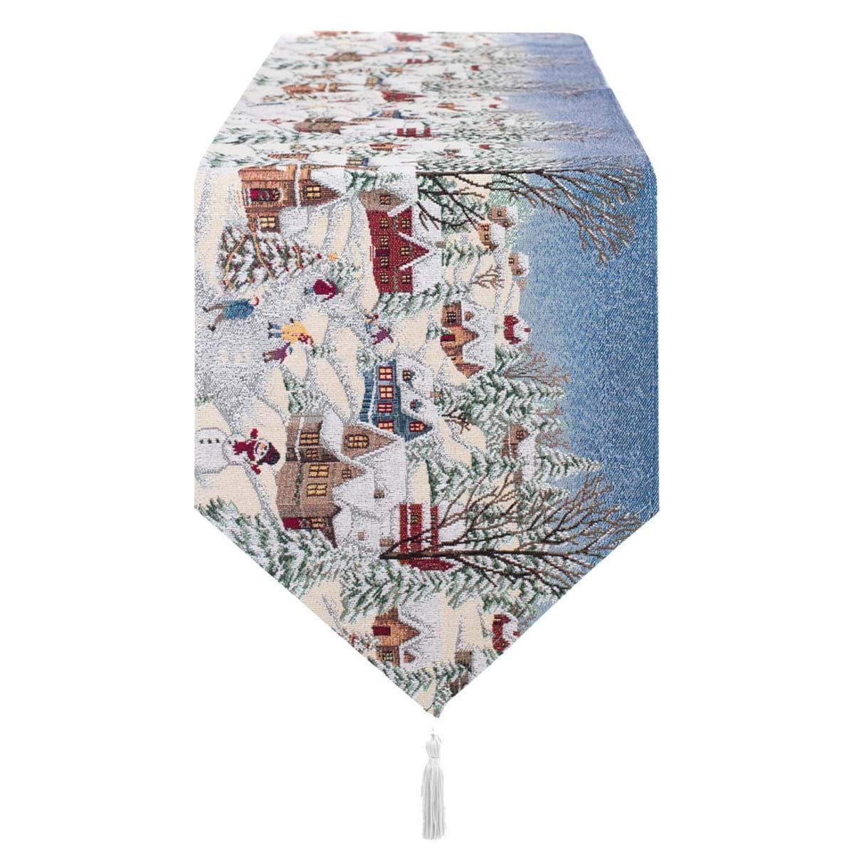 Runner gobelin collezione Borgo alpino