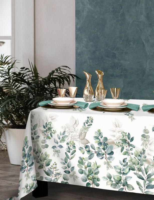 Tovaglia Laurel agave 150x180cm Tovaglia Laurel agave 150x180cm