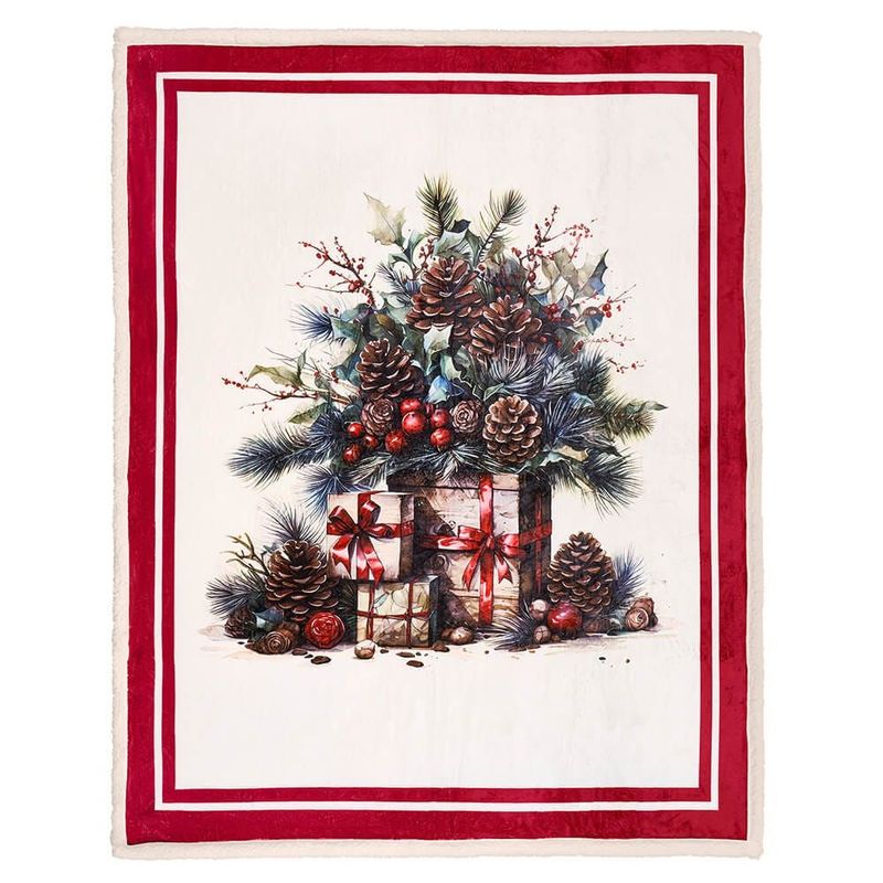Plaid natalizio "Christmas in the Country"
