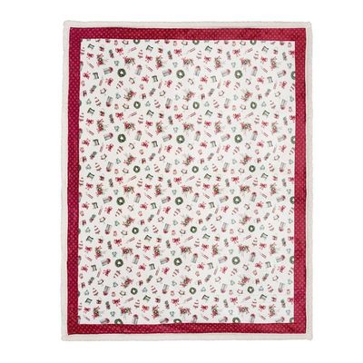 Plaid con confezione regalo Storia di Natale
