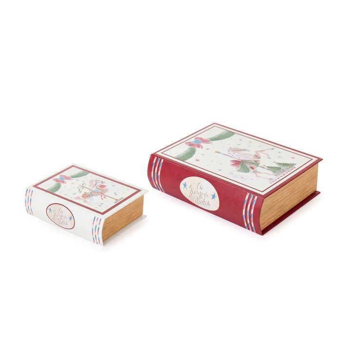 Set 2 scatola libro "La giostra di Amelie"