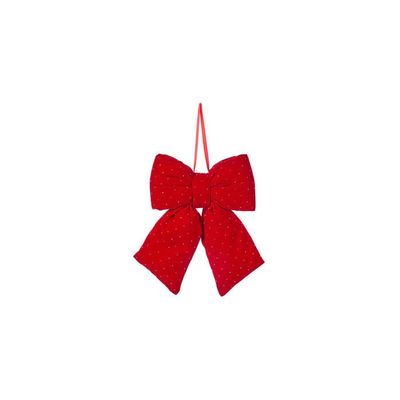Fiocco rosso velluto h.29cm