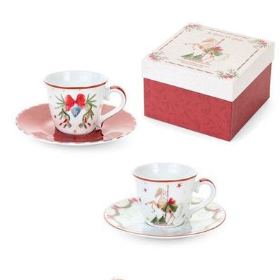 Set 2 tazzine "La giostra di Amelia"