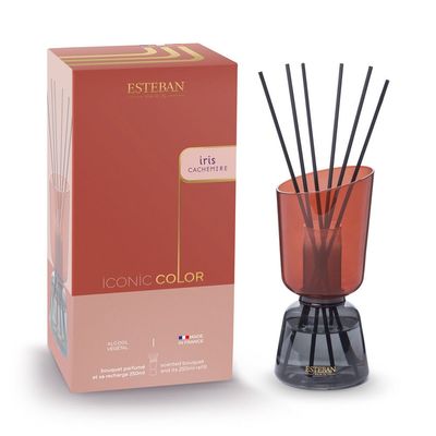 Bouquet profumato ricaricabile "Iconic Color" 250ml Iris Cachemere