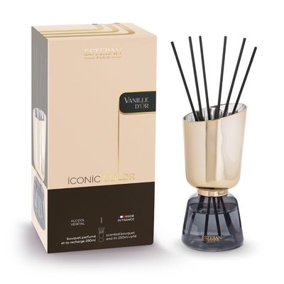 Bouquet profumato ricaricabile "Iconic Color" 250ml Vanille d'or