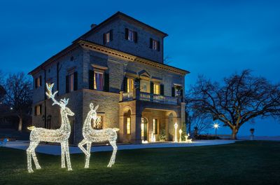 Renna 4400led "Sogno d'inverno Queen" h.225cm