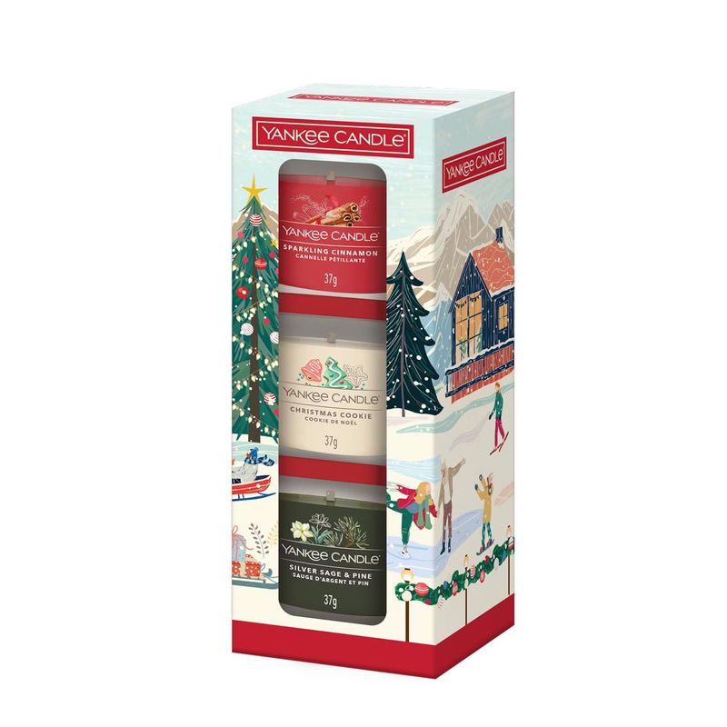Yankee Candle Confezione regalo Christmas Classics 3 candele mini