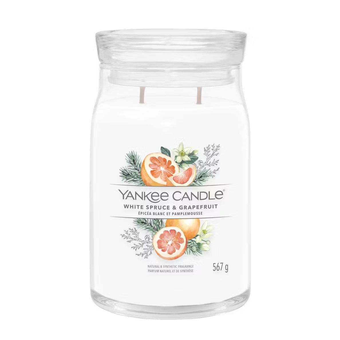 Yankee Candle Giara 567gr White Spruce & Grapefruit