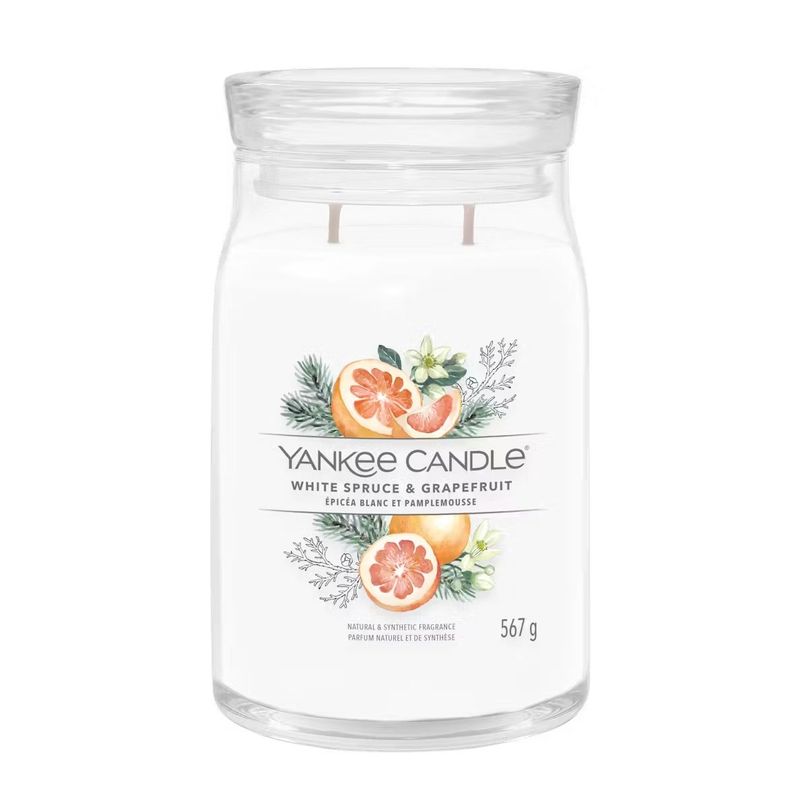 Yankee Candle Giara 567gr White Spruce & Grapefruit