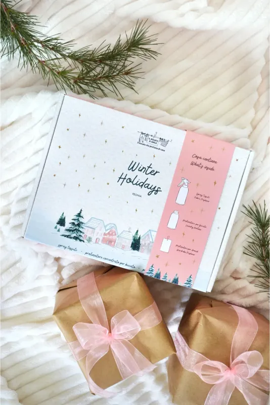 Il Bucato di Adele cofanetto Christmas gift box Peonia