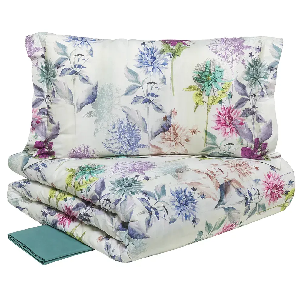 Parure copripiumino matrimoniale Destiny salvia Parure copripiumino matrimoniale Destiny salvia