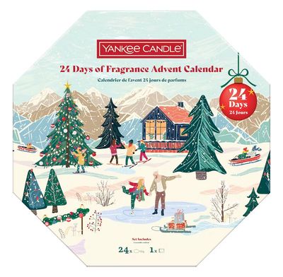 Yankee Candle calendario dell'avvento ghirlanda 24 giorni di fragranze Yankee Candle calendario dell'avvento ghirlanda 24 giorni di fragranze