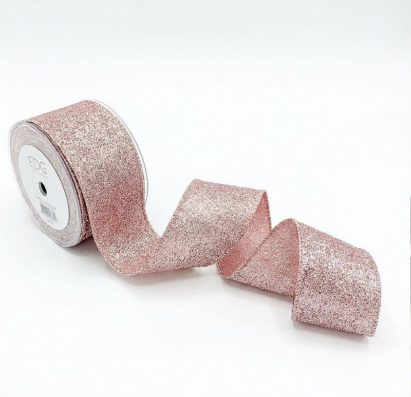 Nastro rosa con glitter