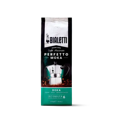 Caffè macinato Perfetto Moka Bialetti decaffeinato 250gr