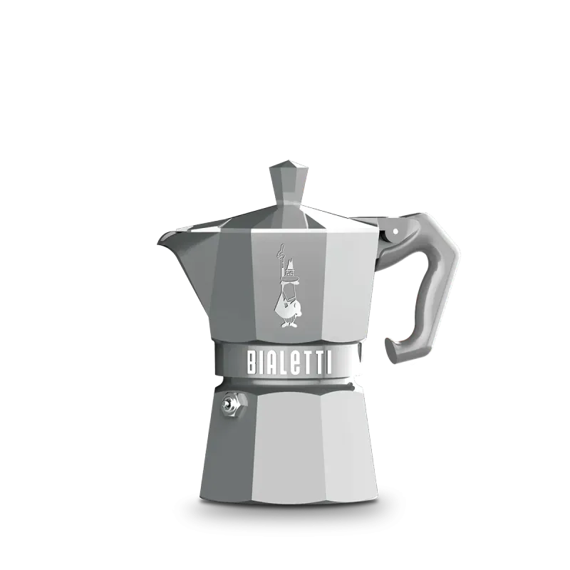 Moka Exclusive Silver 3 tazze