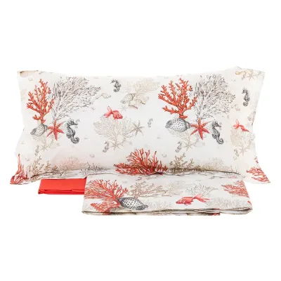 Completo lenzuola matrimoniale Reef Completo lenzuola matrimoniale Reef